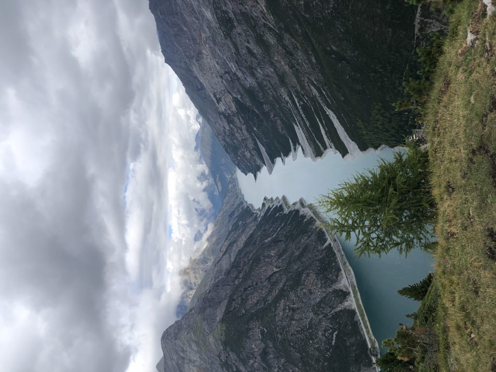 Il lago di Livigno dal Crap de la Parè